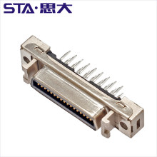 Servo Connector Straight 180Degree 36Pin SCSI MDR Female PCB Connector 10236-6212PC 10236-R21TS